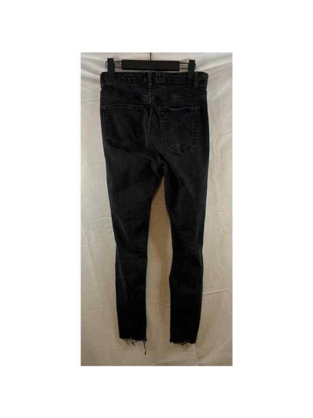 Womens Black Skinny Distressed Jeans Size 6 by Zara - Picture 5 of 5
